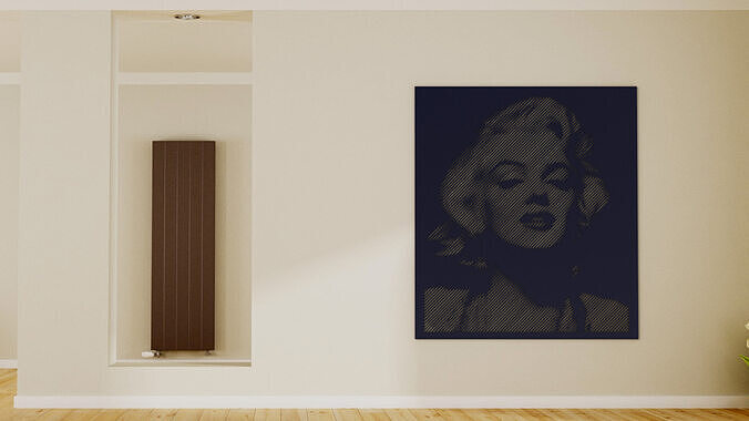 Halftone wall sticker MARILYN MONROE 02 3D print model