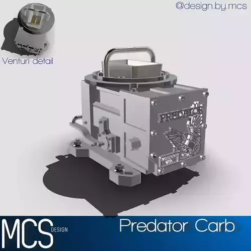 Predator Carburetor highly detailed