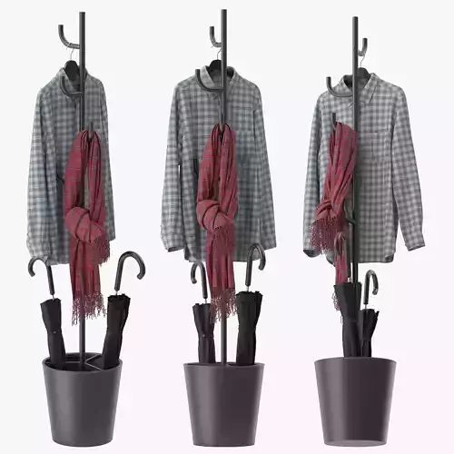Alganas Coat Rack 3D model