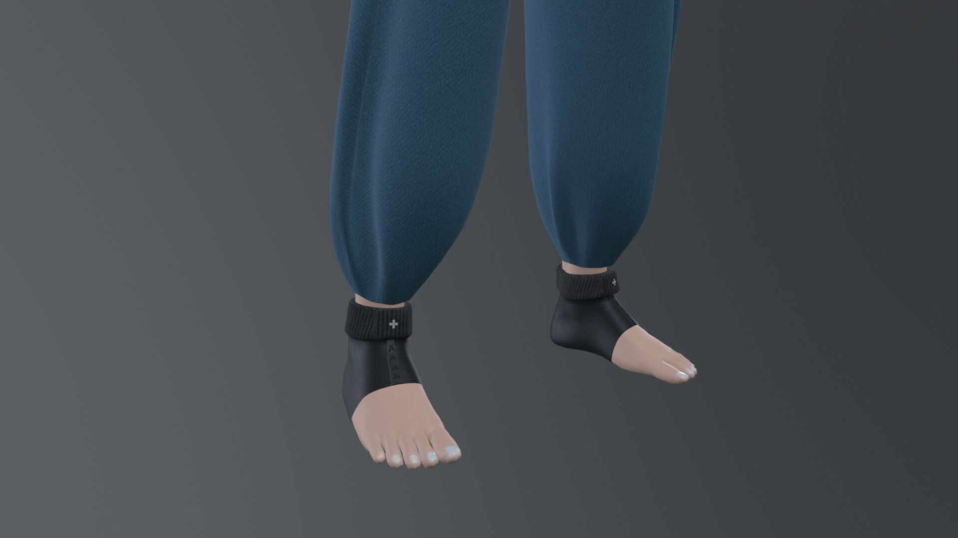 character with Bullet Proof dress and helmet  Low-poly 3D model_3