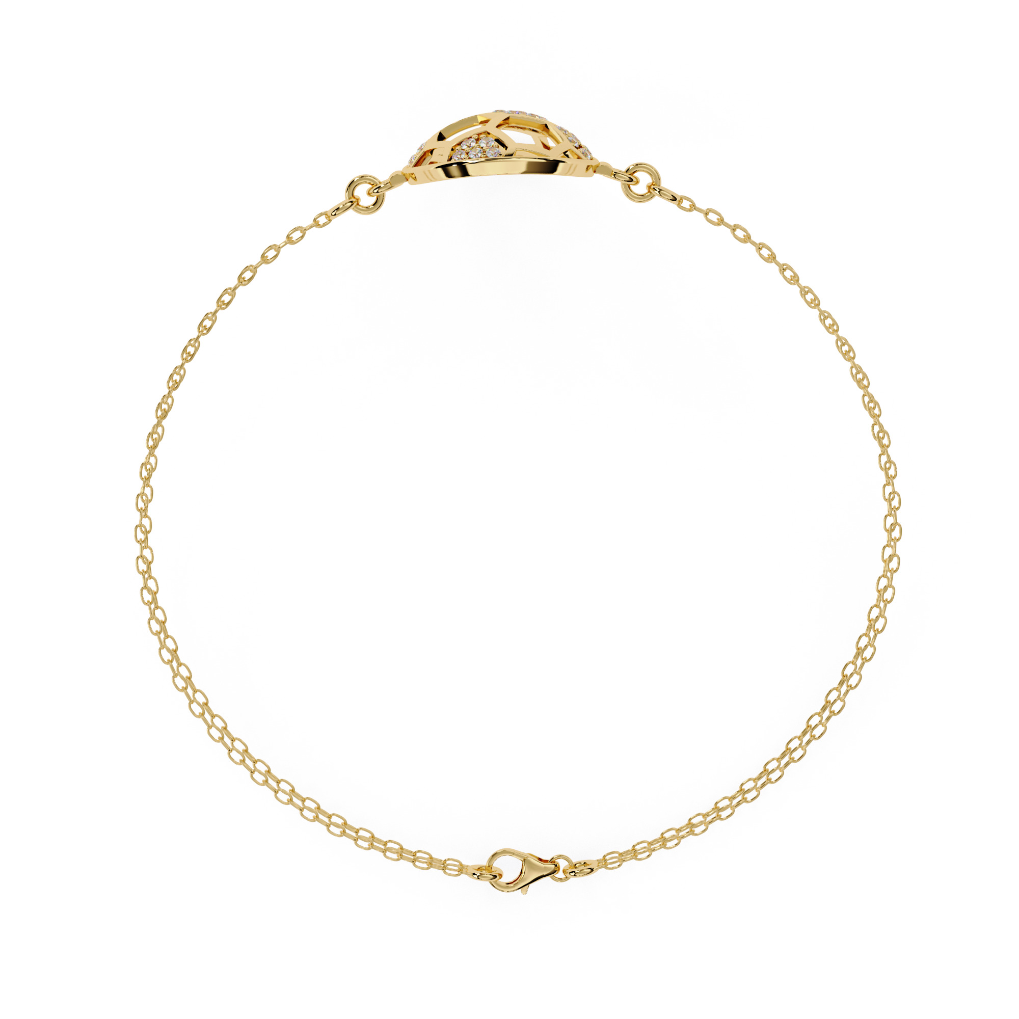 BRACELET DIAMOND -CAD-022 3D model_11