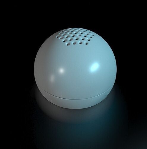 3D Spherical Aromatherapy Container Case 3D print model