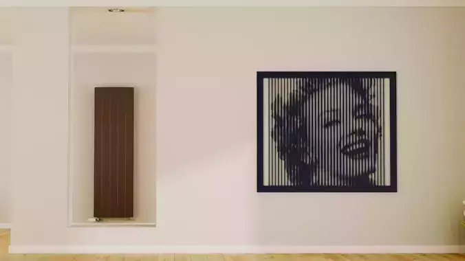 Halftone wall sticker MARILYN MONROE 04 3D print model