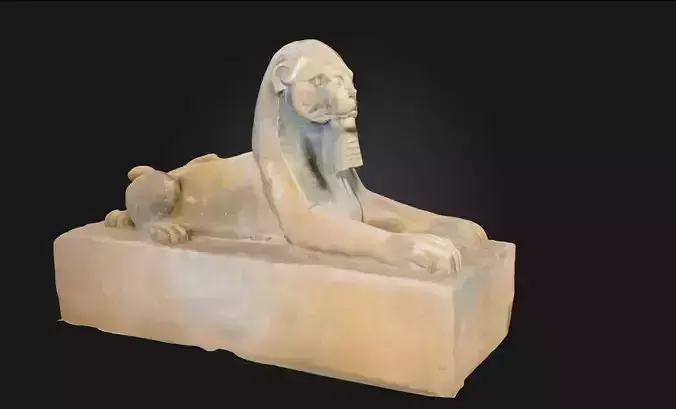 Sphinx Statue Iconic Monument Model for Ancient Egyptian