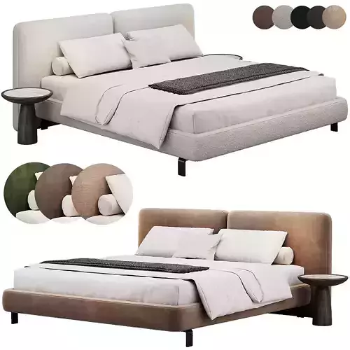 Tatlin-Cover Bed 180 By Minotti