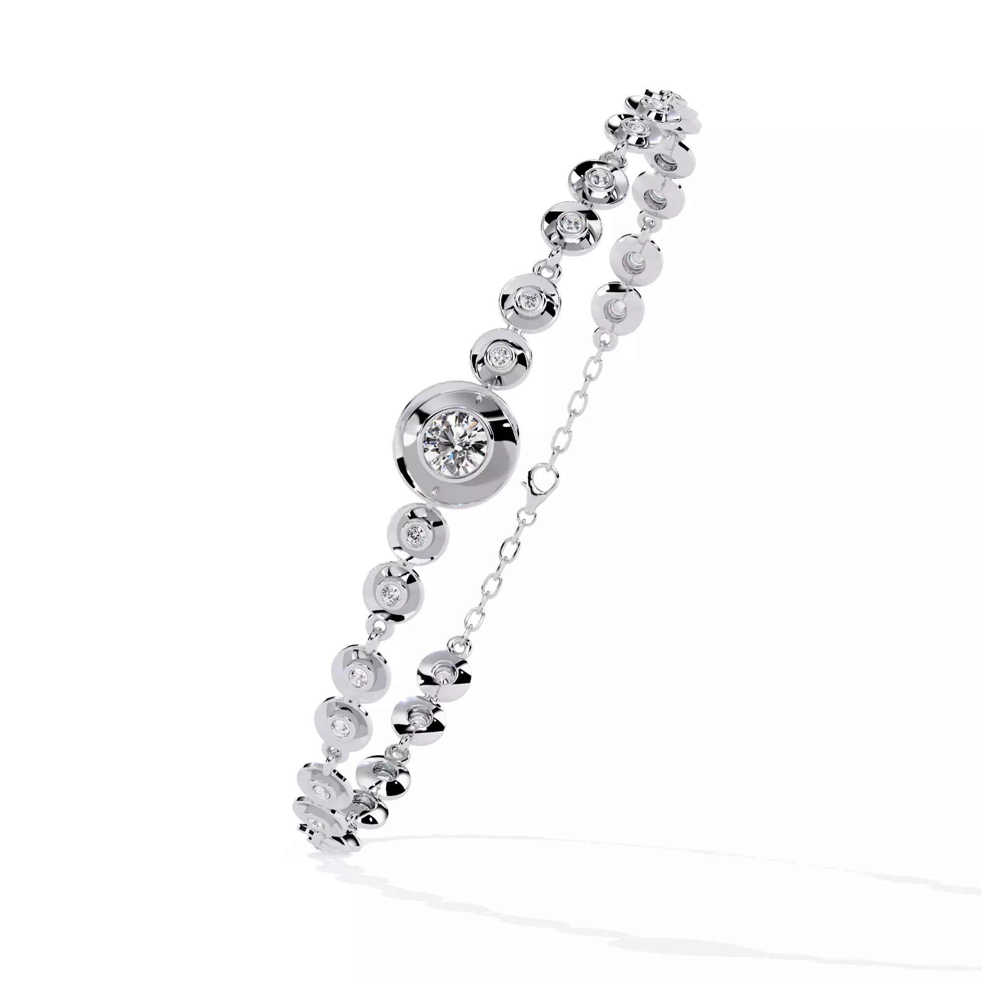 BRACELET DIAMOND -CAD-024 3D model_0