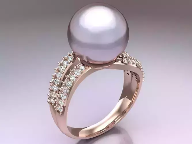 Pearl Ring - Womens Rings  - N872052