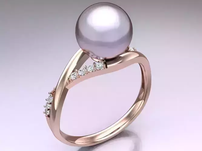 Pearl Ring - Womens Rings  - N872225