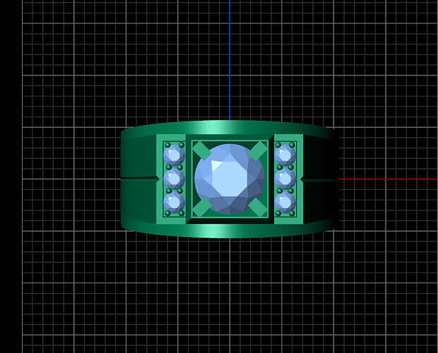 rings man 3D print model