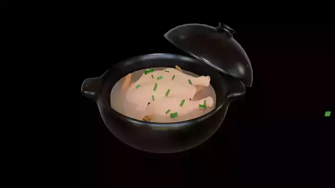 Food Korean ginseng chicken soup 