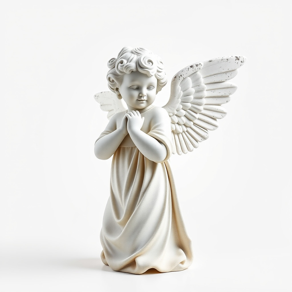Cherubic Angel Sculpture model pack for D Rendering and Design Low-poly 3D model_2