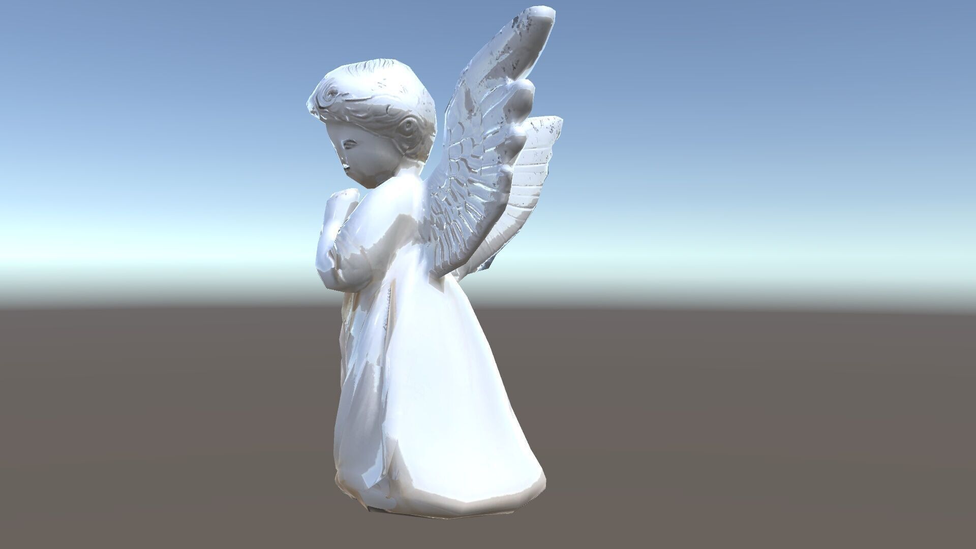 Cherubic Angel Sculpture model pack for D Rendering and Design Low-poly 3D model_35