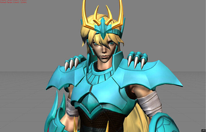 Chou Dragon Shiryu Low-poly 3D model