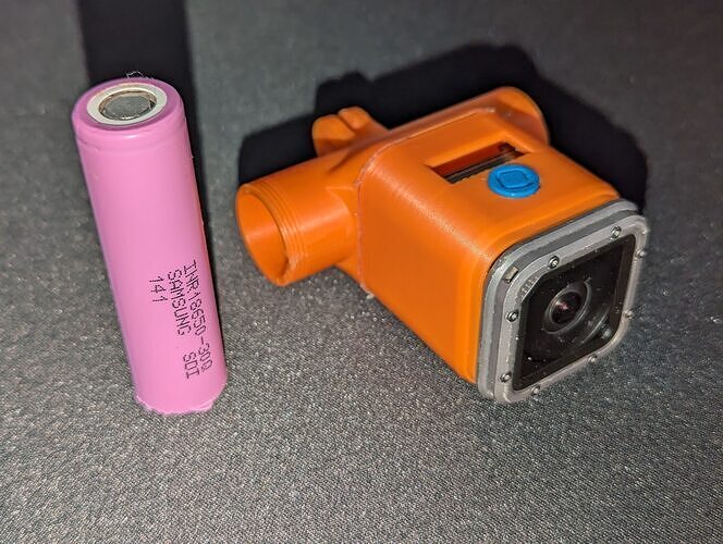 GoPro Hero 5 Session 18650 Battery Case Ultimate Power Upgrade 3D print model