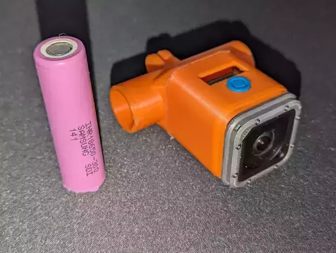 GoPro Hero 5 Session 18650 Battery Case Ultimate Power Upgrade 3D print model