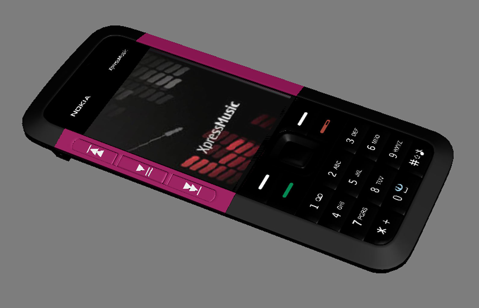 Xpress Music Mobile 3d Model Free 3D model_3