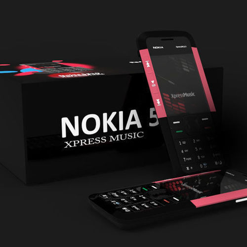 Xpress Music Mobile 3d Model Free 3D model