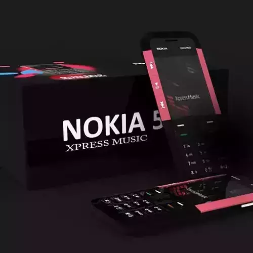Xpress Music Mobile 3d Model Free 3D model