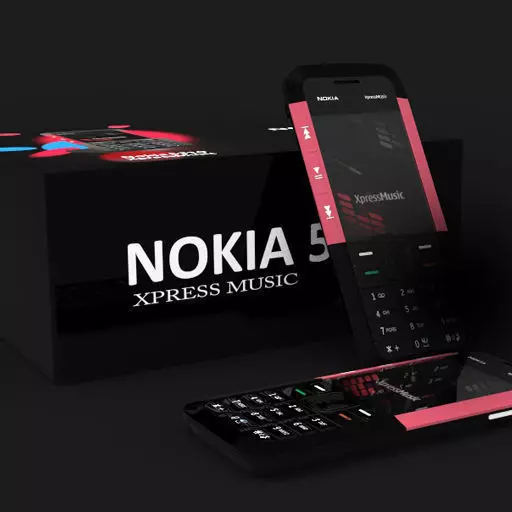 Xpress Music Mobile 3d Model Free 3D model_0