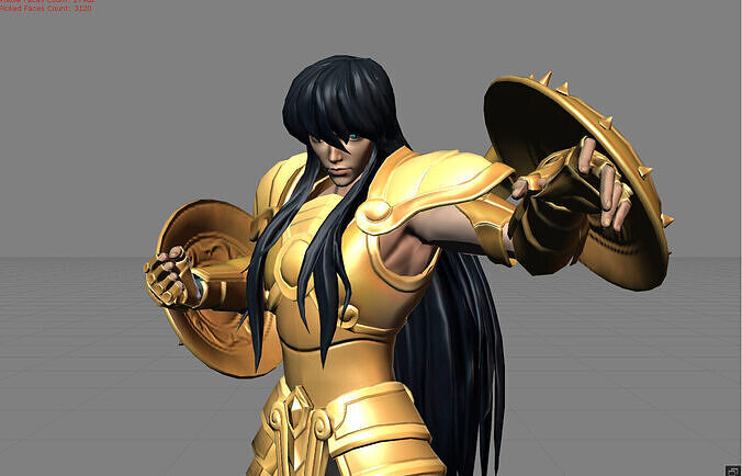 Chou Libra Shiryu Low-poly 3D model