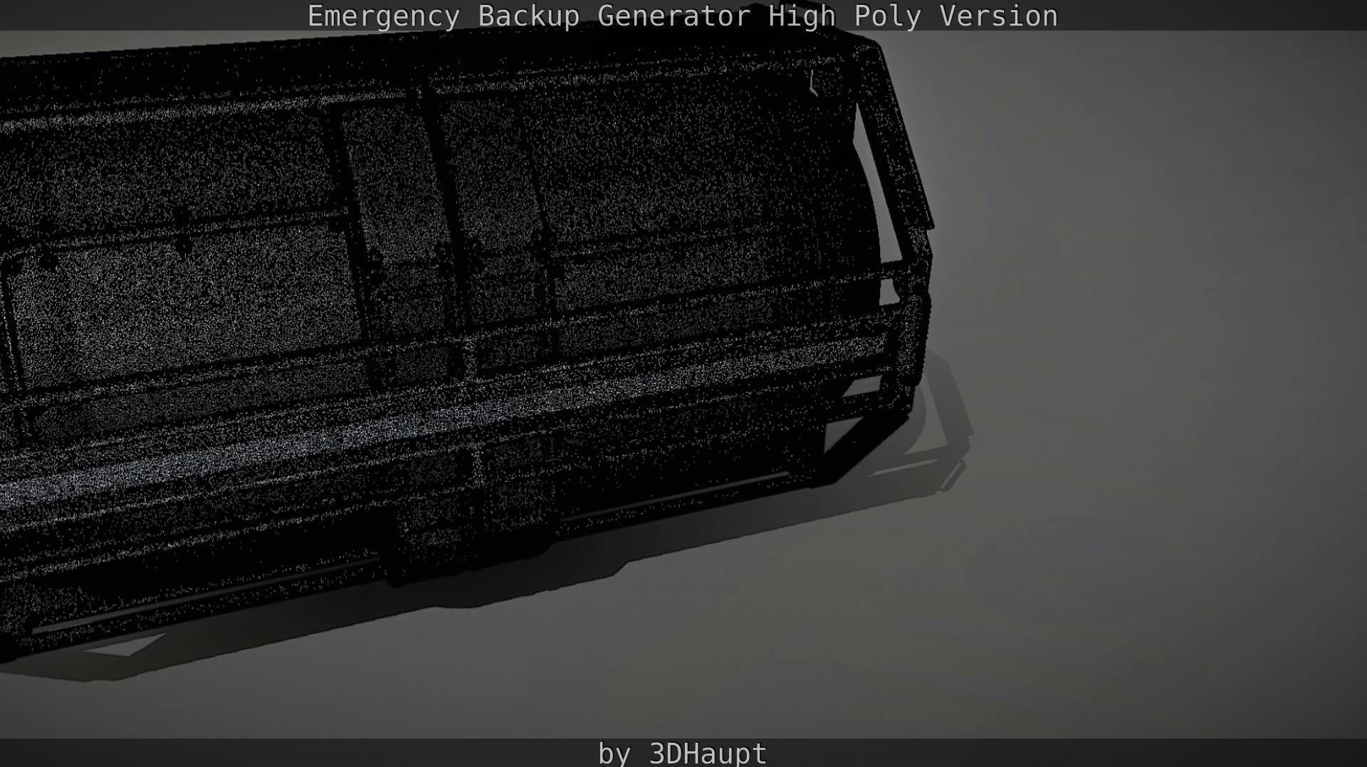 Emergency Backup Generator High Poly 3D model_103