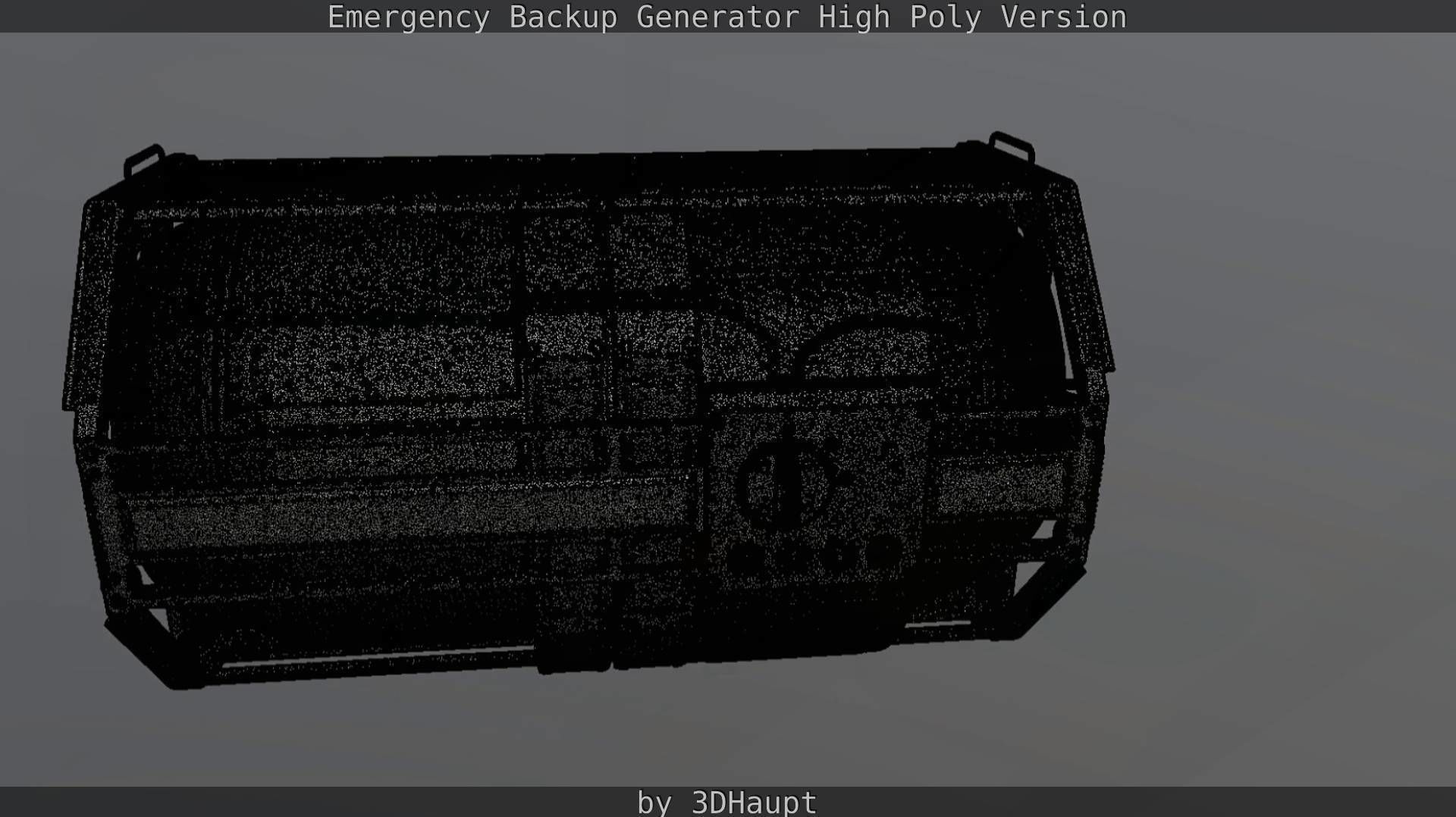 Emergency Backup Generator High Poly 3D model_111