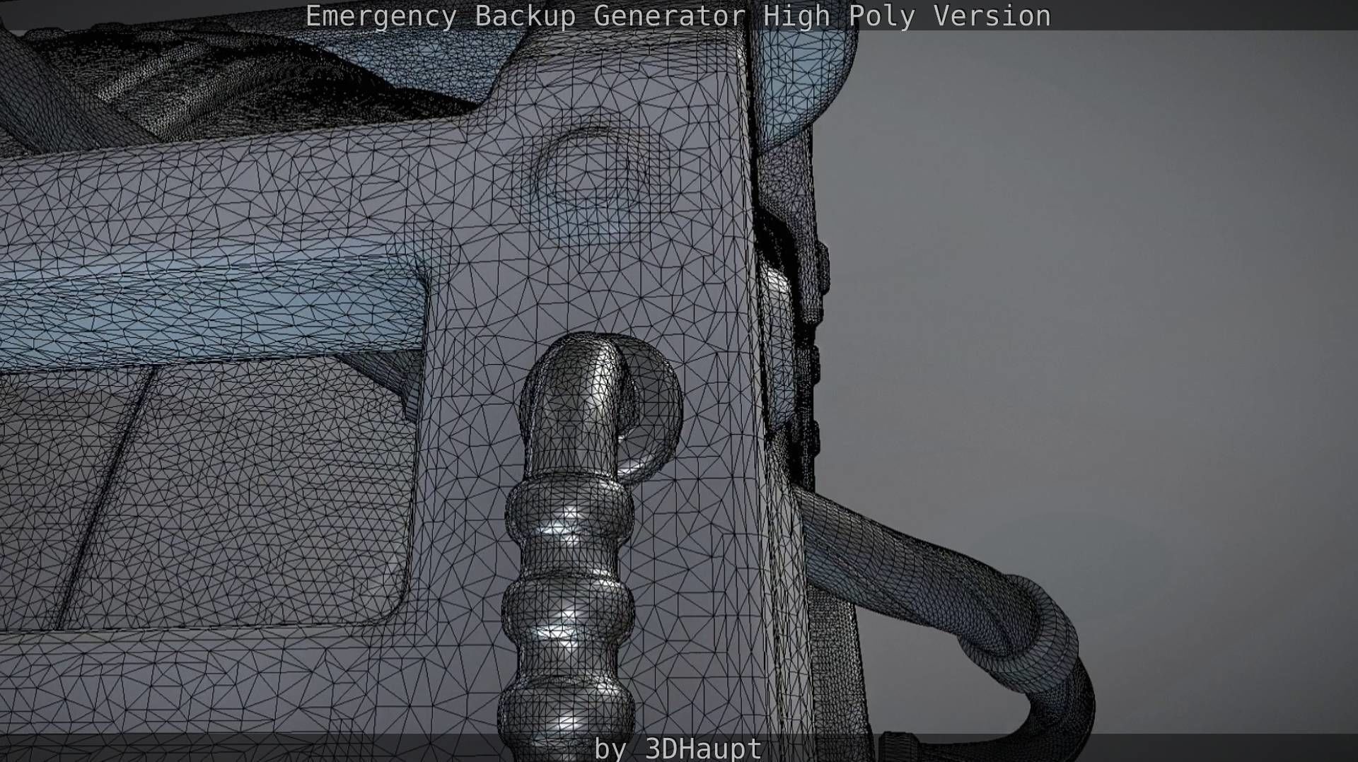 Emergency Backup Generator High Poly 3D model_73