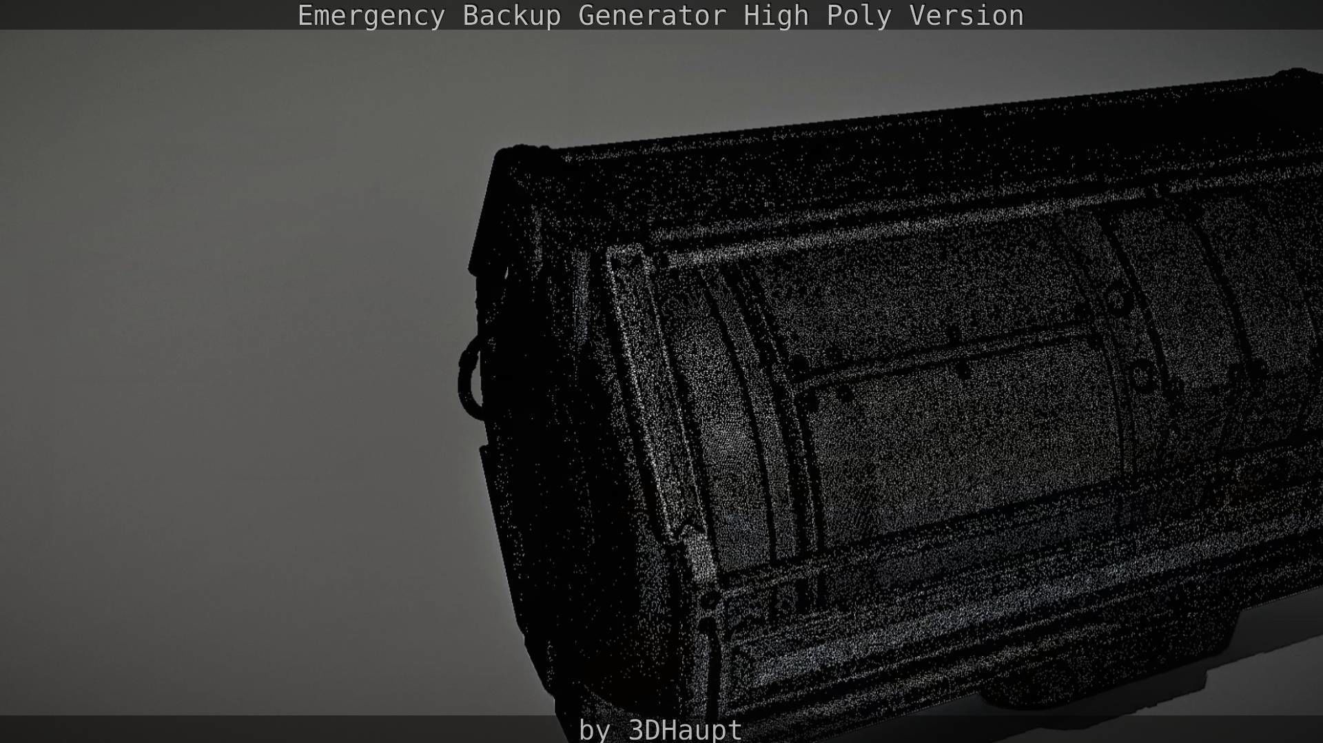 Emergency Backup Generator High Poly 3D model_99