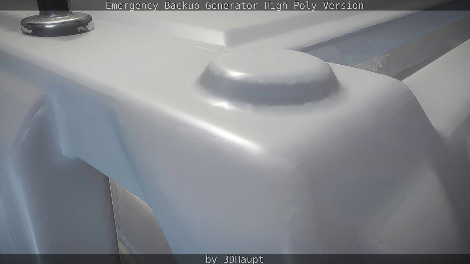 Emergency Backup Generator High Poly 3D model_59