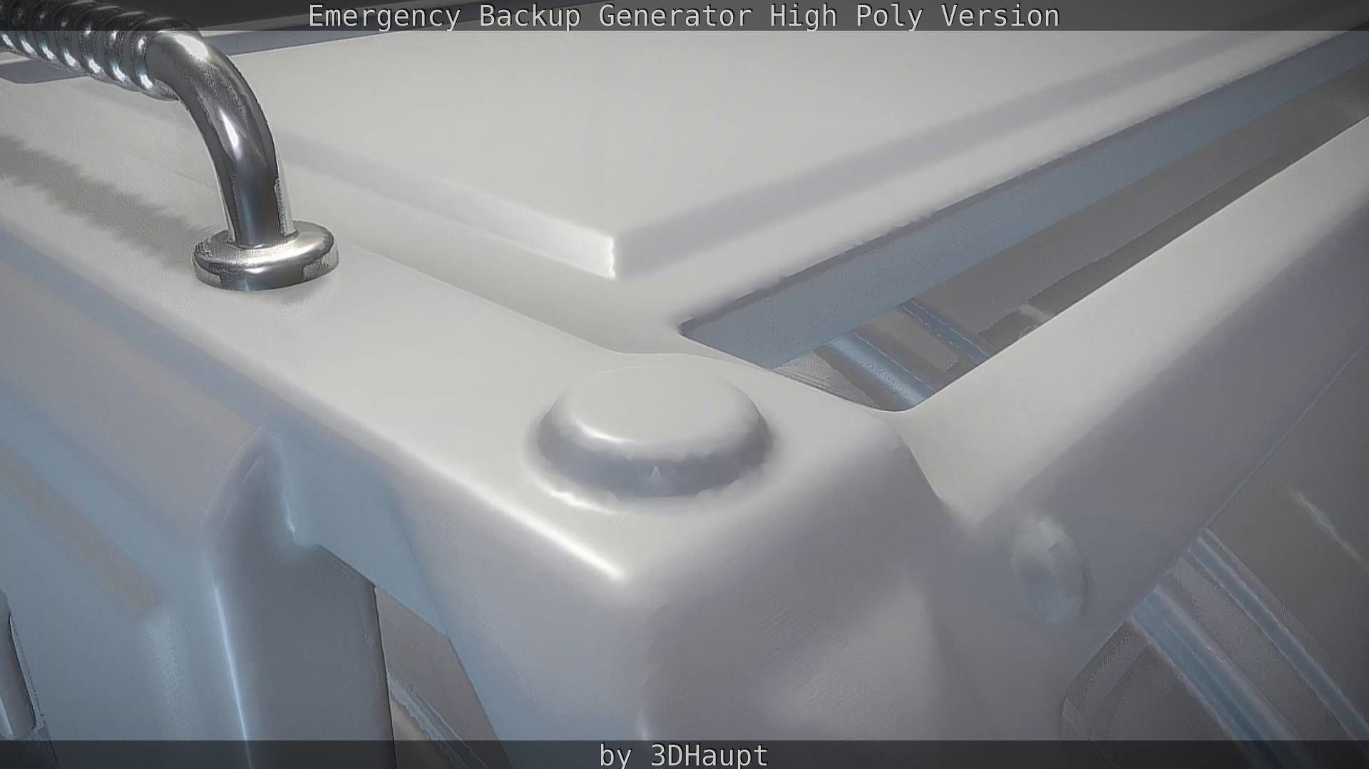 Emergency Backup Generator High Poly 3D model_63