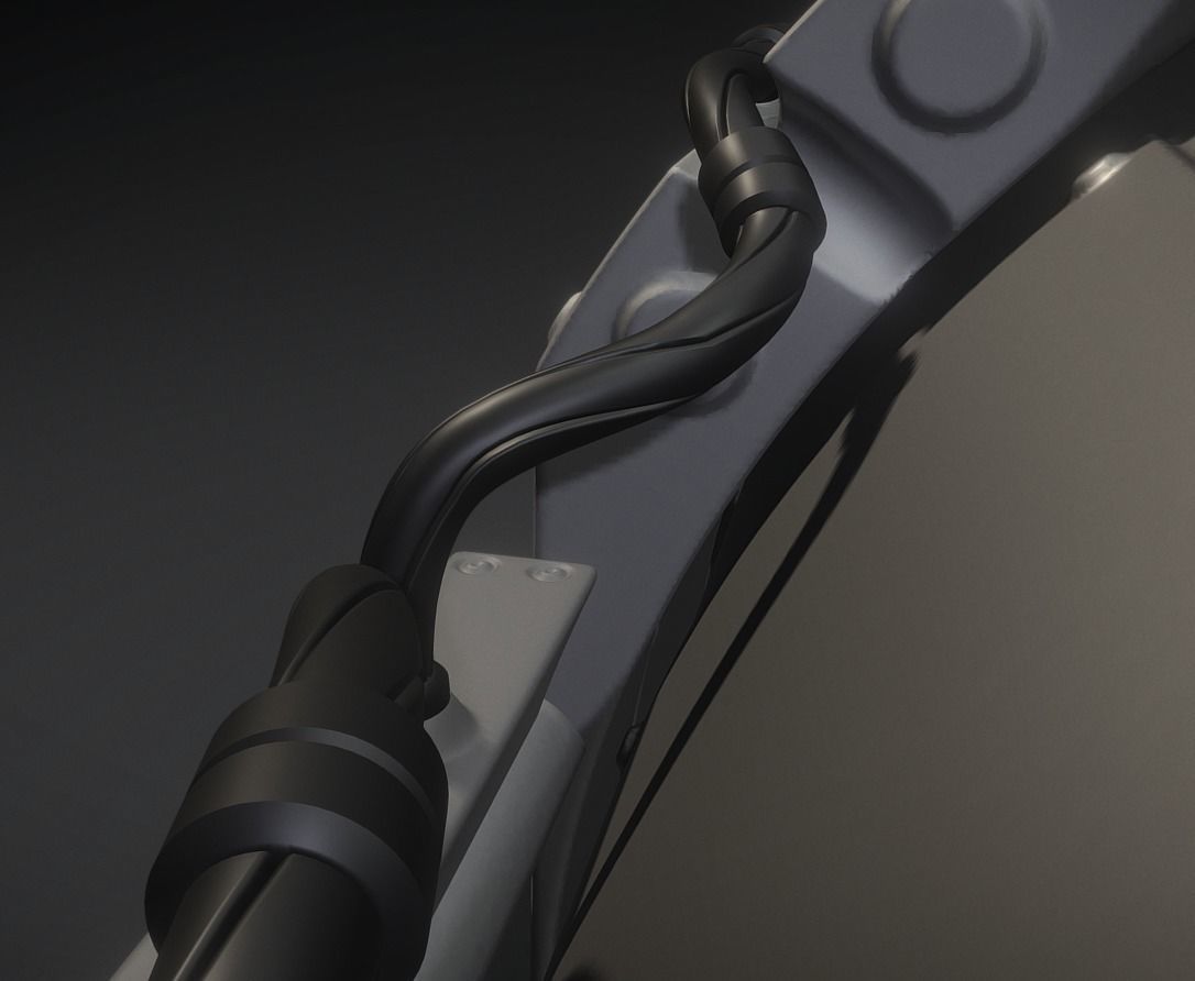 Emergency Backup Generator High Poly 3D model_5