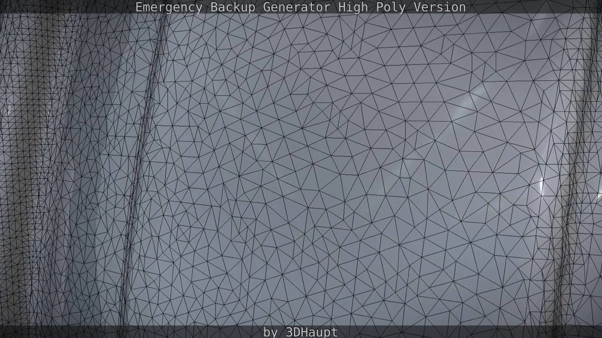 Emergency Backup Generator High Poly 3D model_76