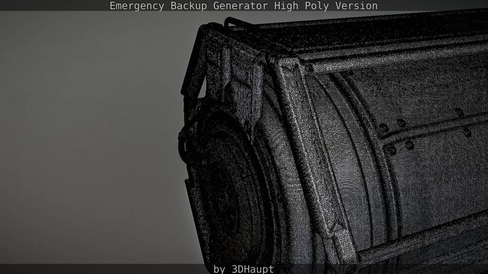 Emergency Backup Generator High Poly 3D model_97