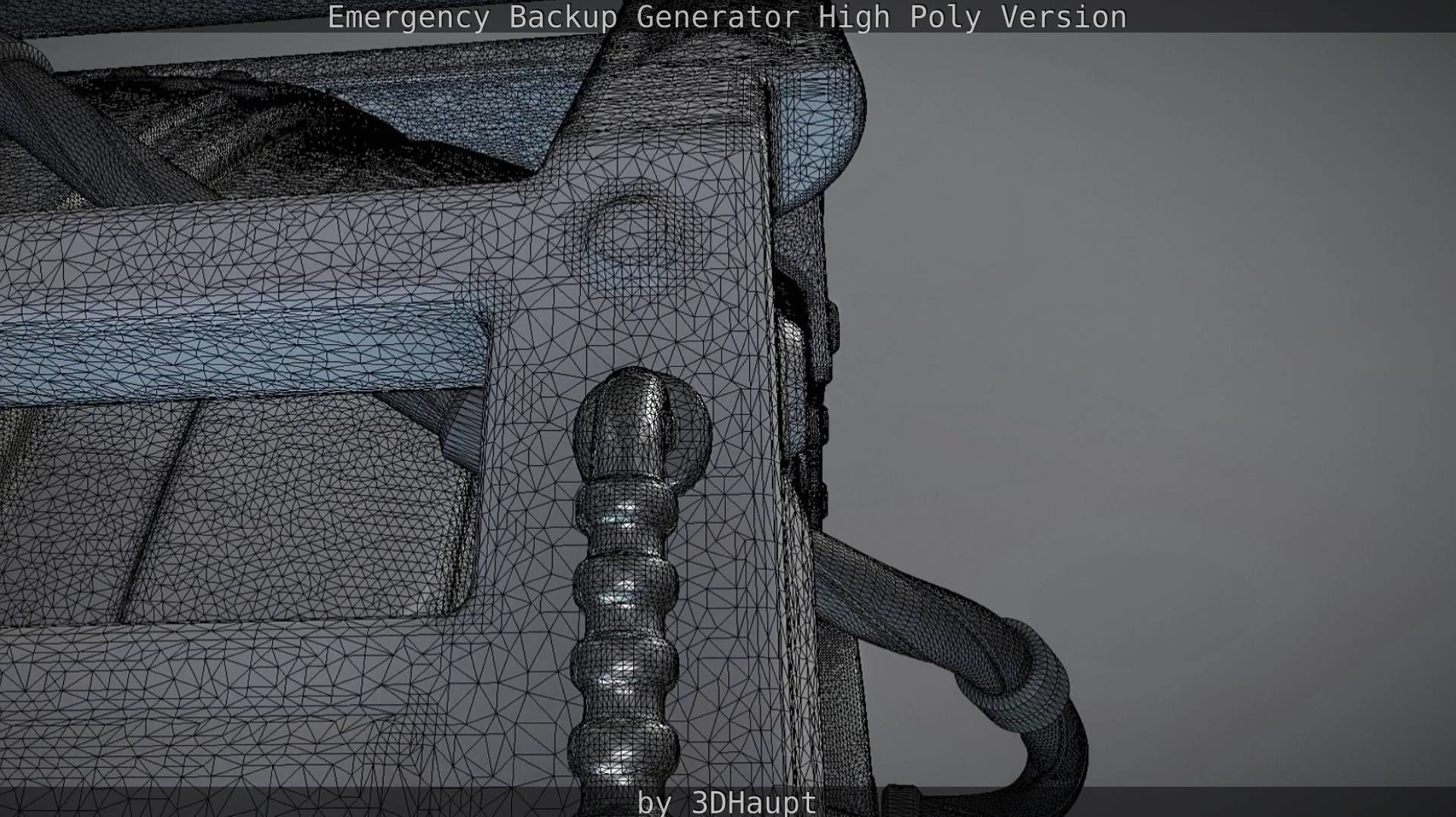Emergency Backup Generator High Poly 3D model_72