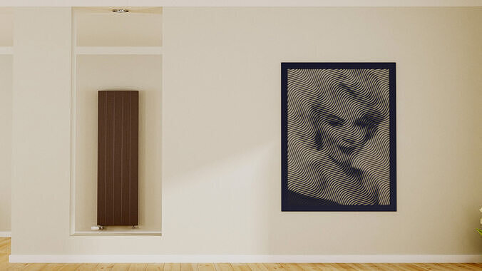 Halftone wall sticker MARILYN MONROE 07 3D print model