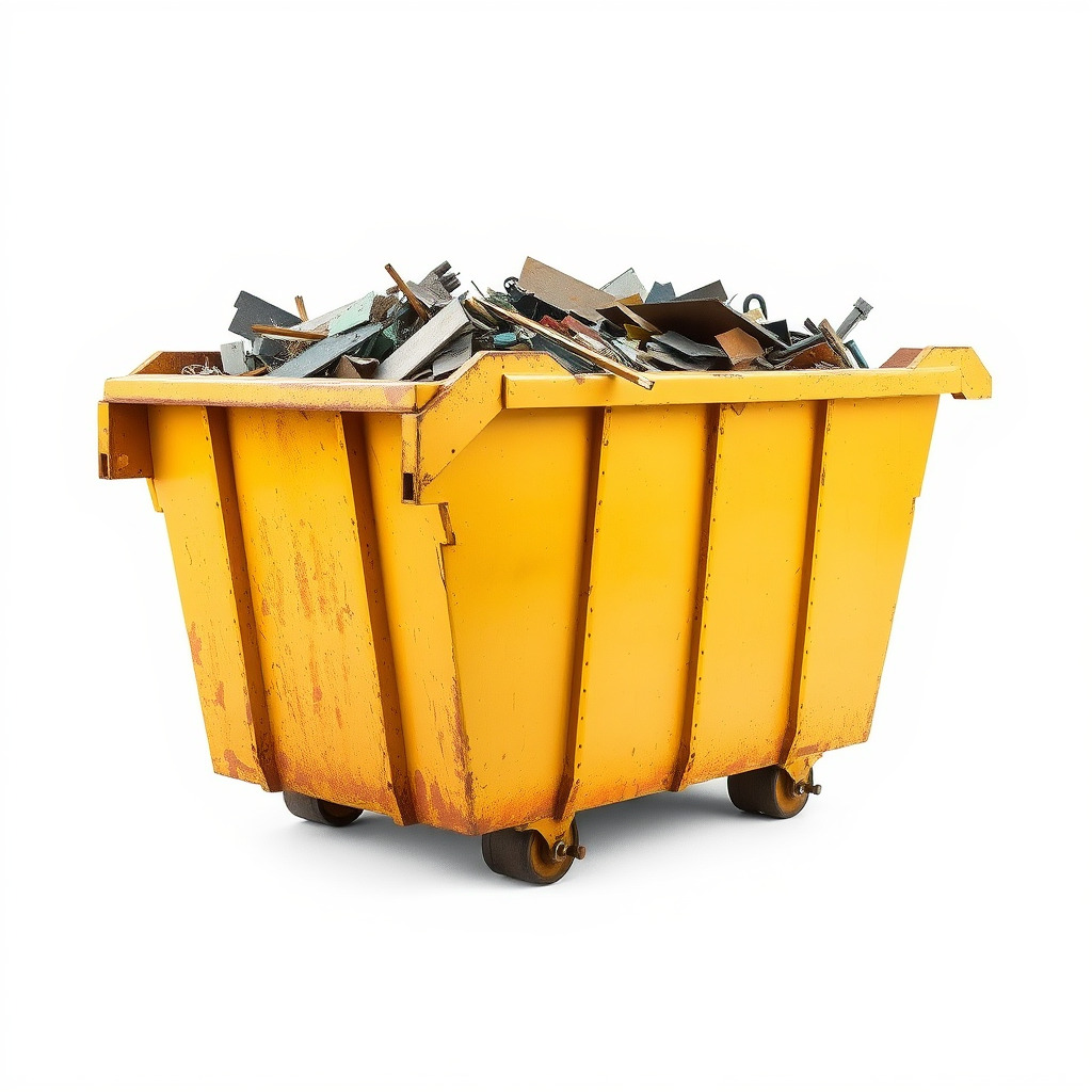 Industrial Dumpster Model Pack Low-poly 3D model_3
