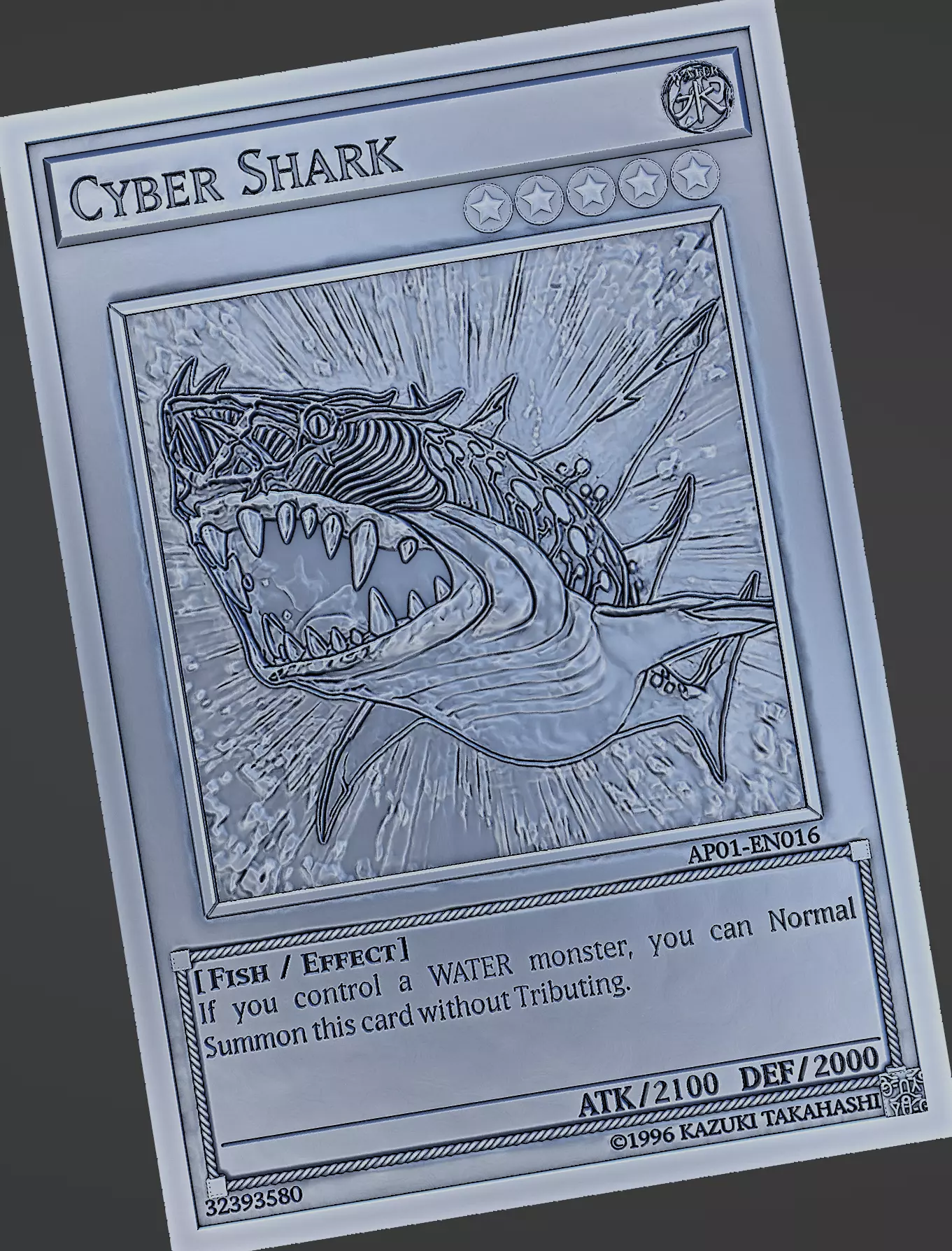 Cyber Shark - yu-gi-oh Free 3D print model