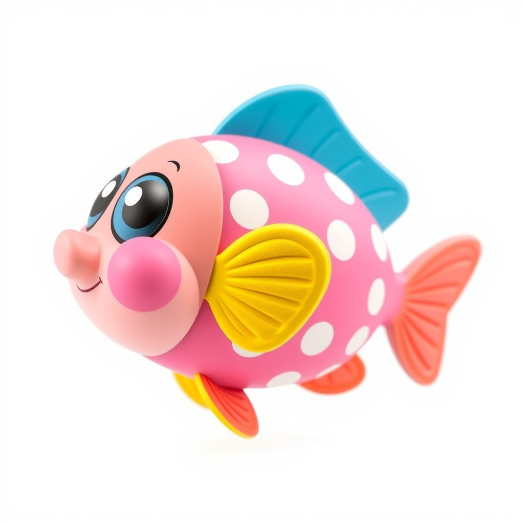 Cartoon Fish Model Pack with Vibrant Colors Low-poly 3D model_2