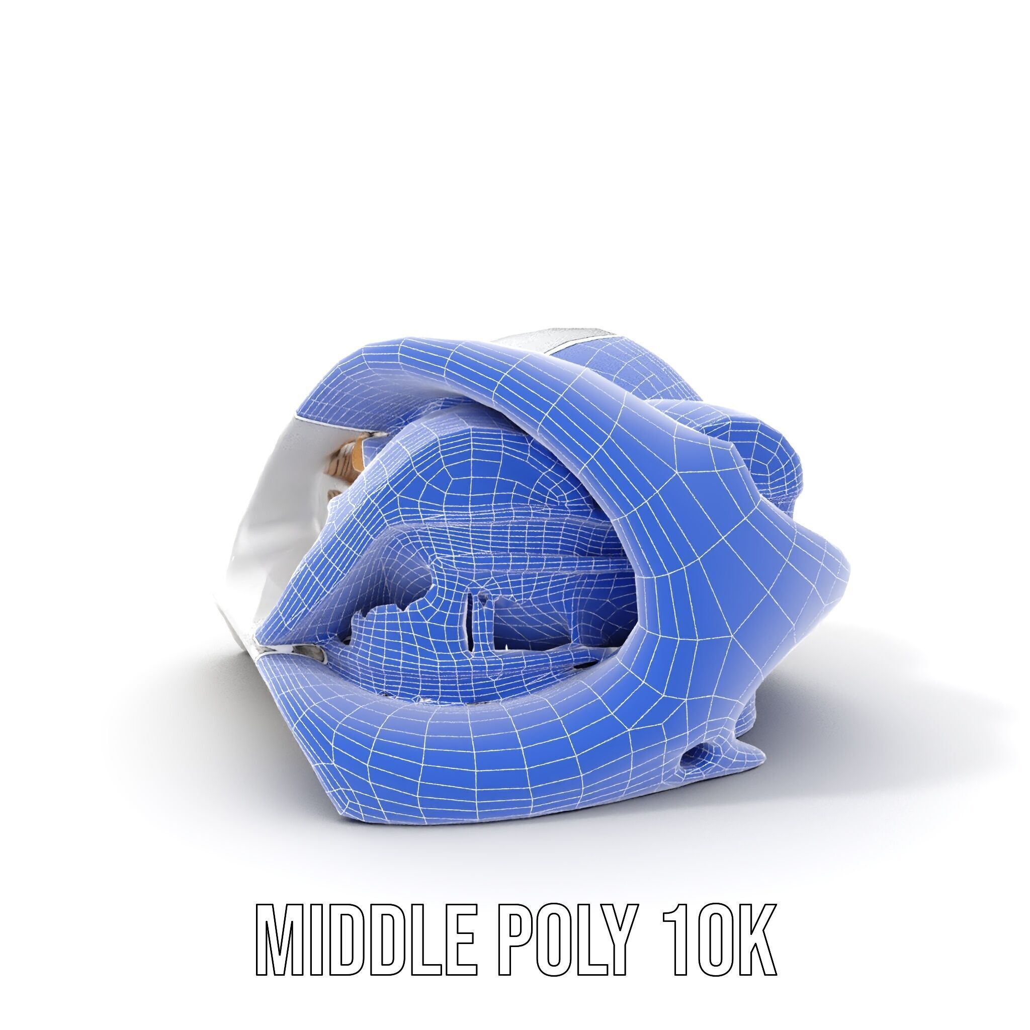 Futuristic Architecture Building Model Pack Low-poly 3D model_22