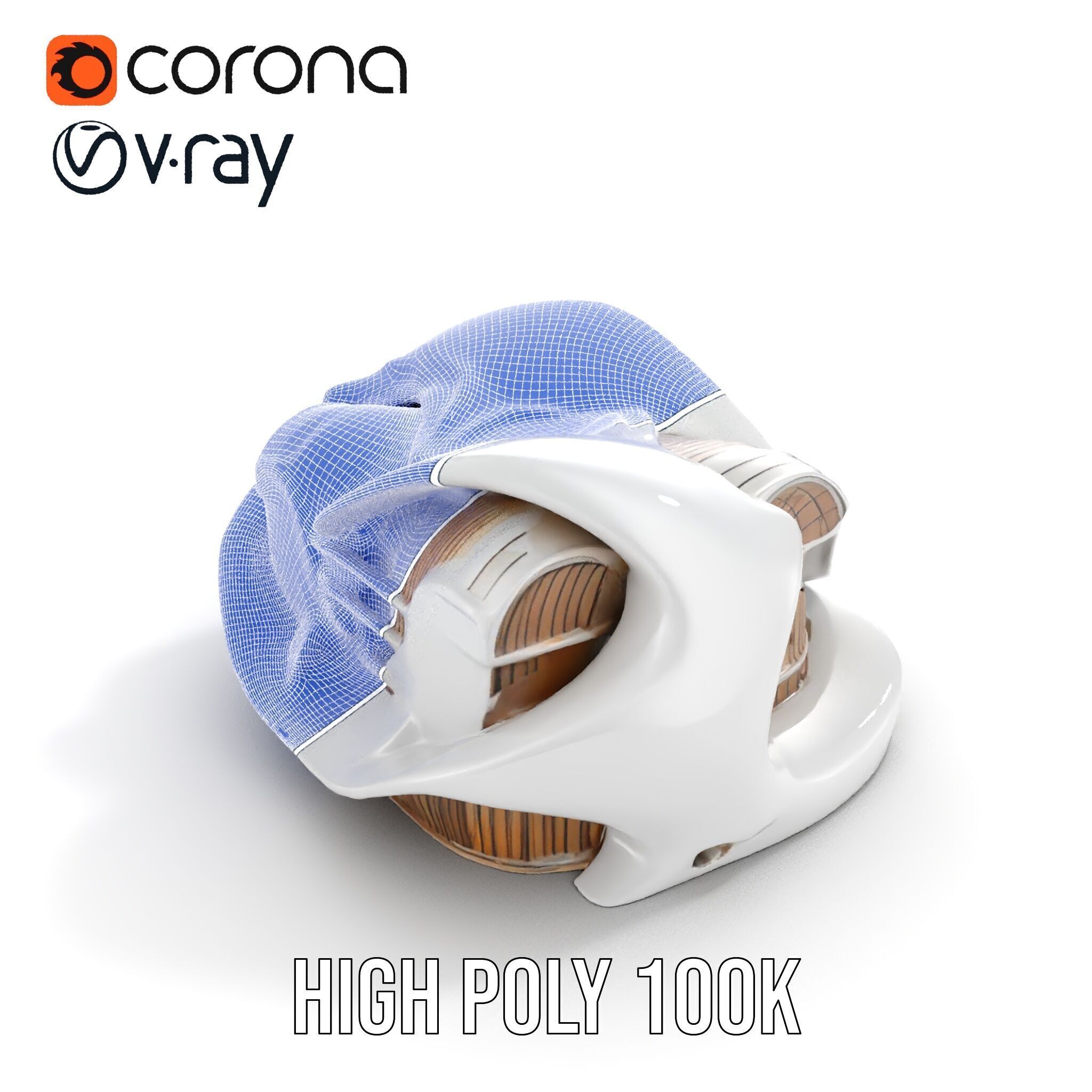 Futuristic Architecture Building Model Pack Low-poly 3D model_33