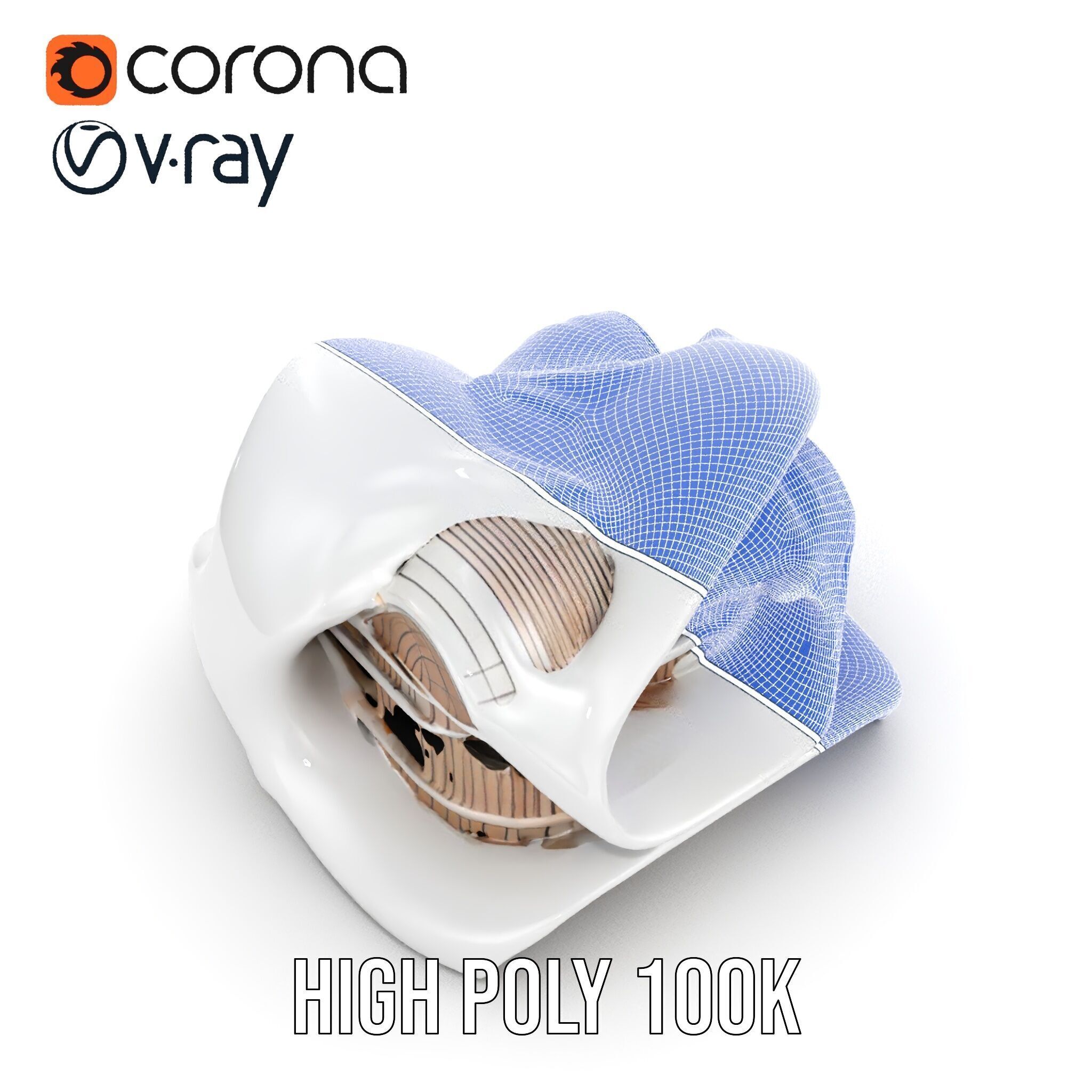 Futuristic Architecture Building Model Pack Low-poly 3D model_37