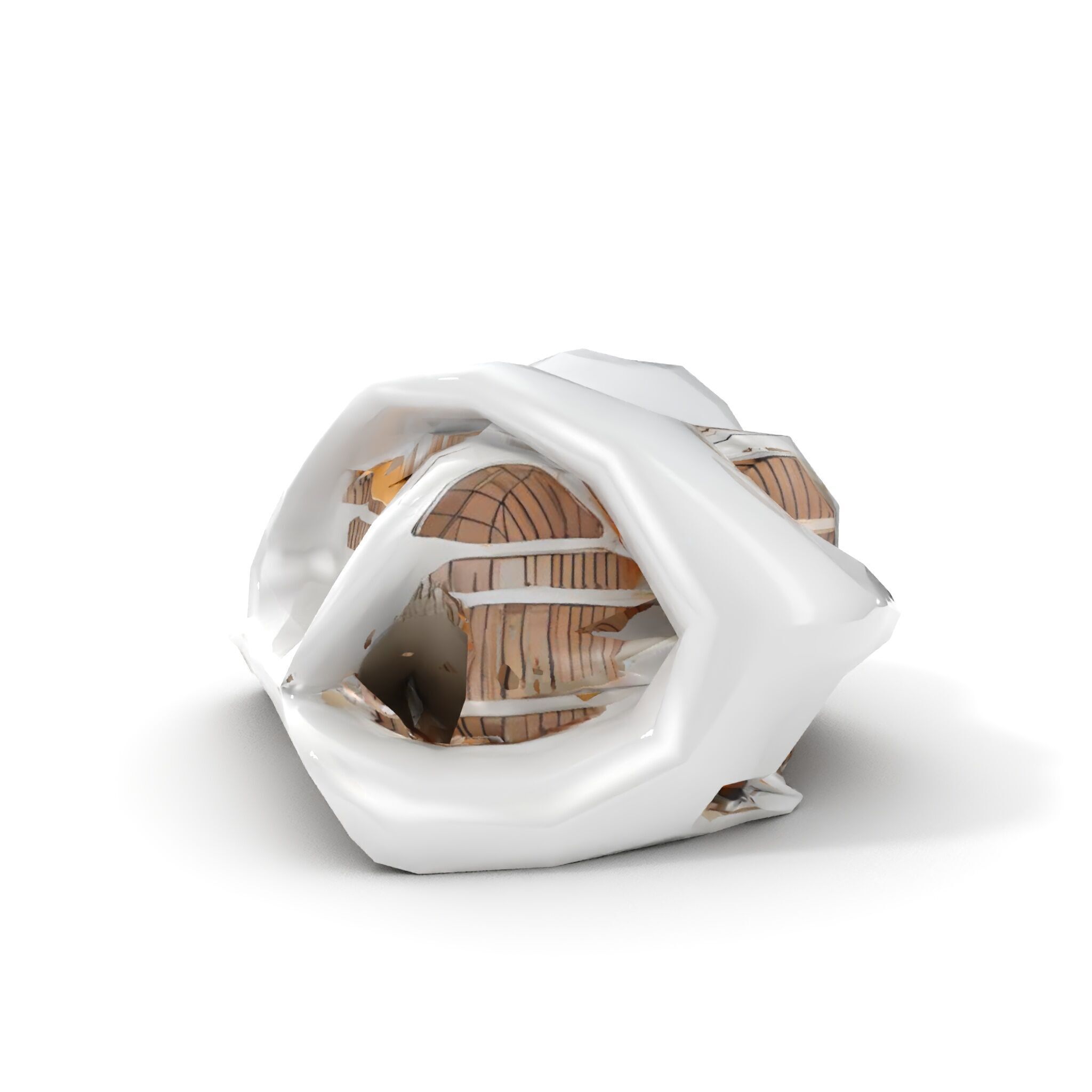 Futuristic Architecture Building Model Pack Low-poly 3D model_10