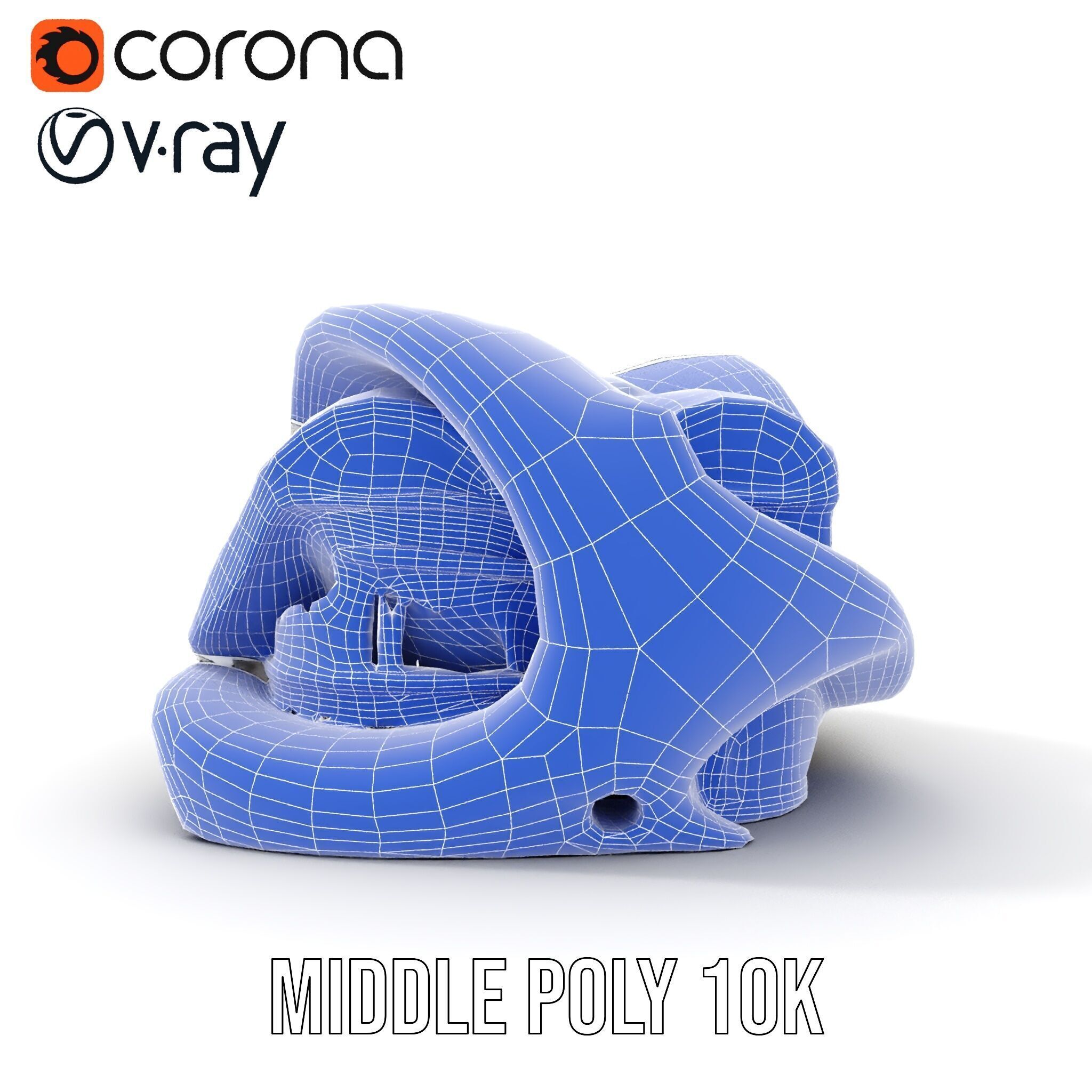 Futuristic Architecture Building Model Pack Low-poly 3D model_25