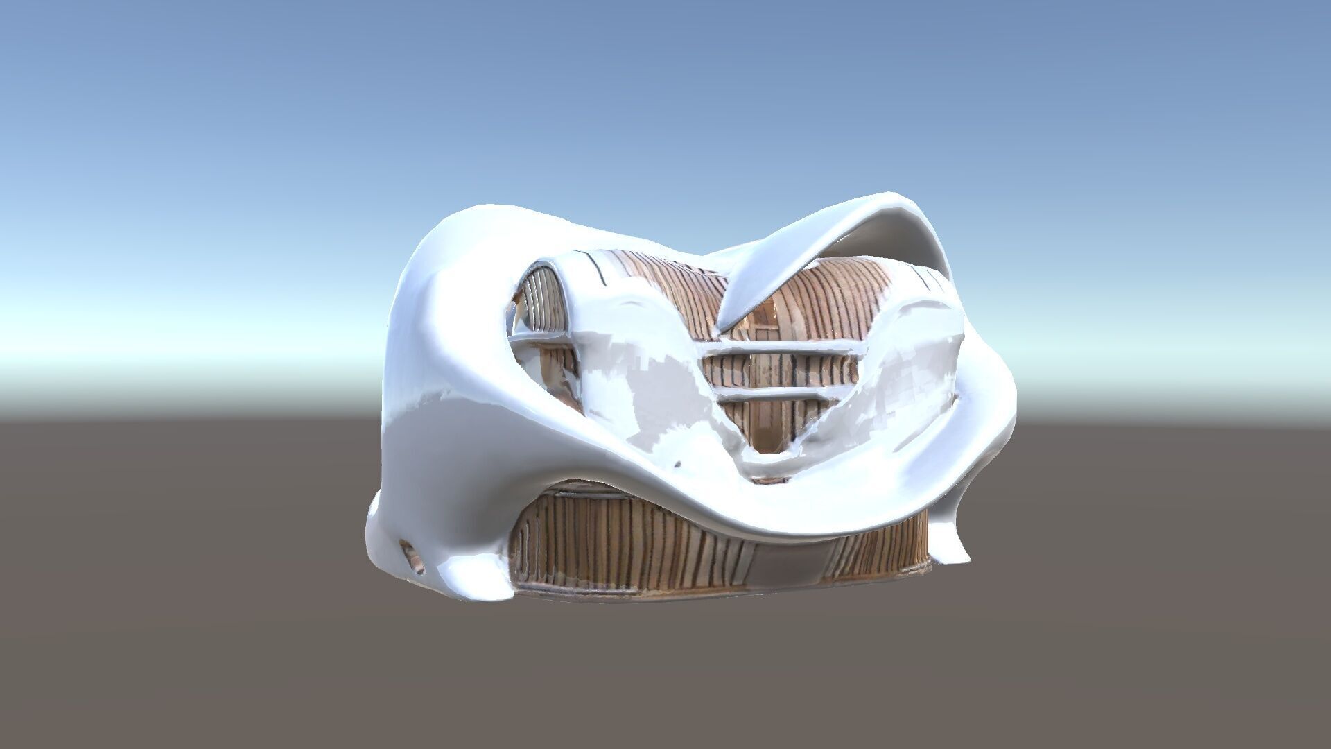 Futuristic Architecture Building Model Pack Low-poly 3D model_34