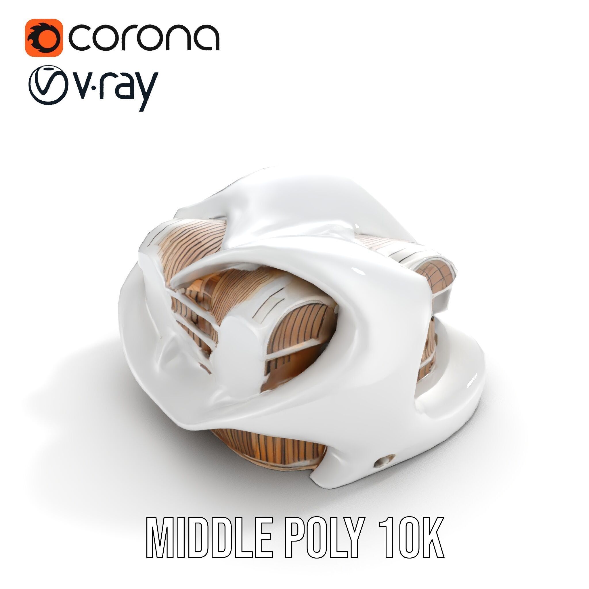 Futuristic Architecture Building Model Pack Low-poly 3D model_6