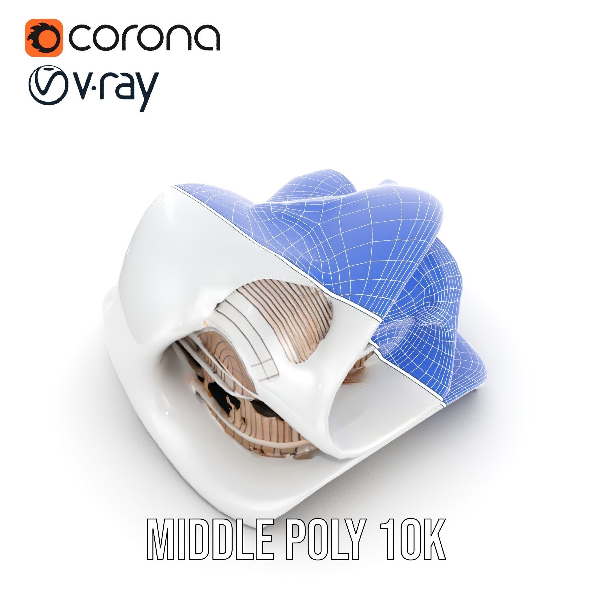 Futuristic Architecture Building Model Pack Low-poly 3D model_17