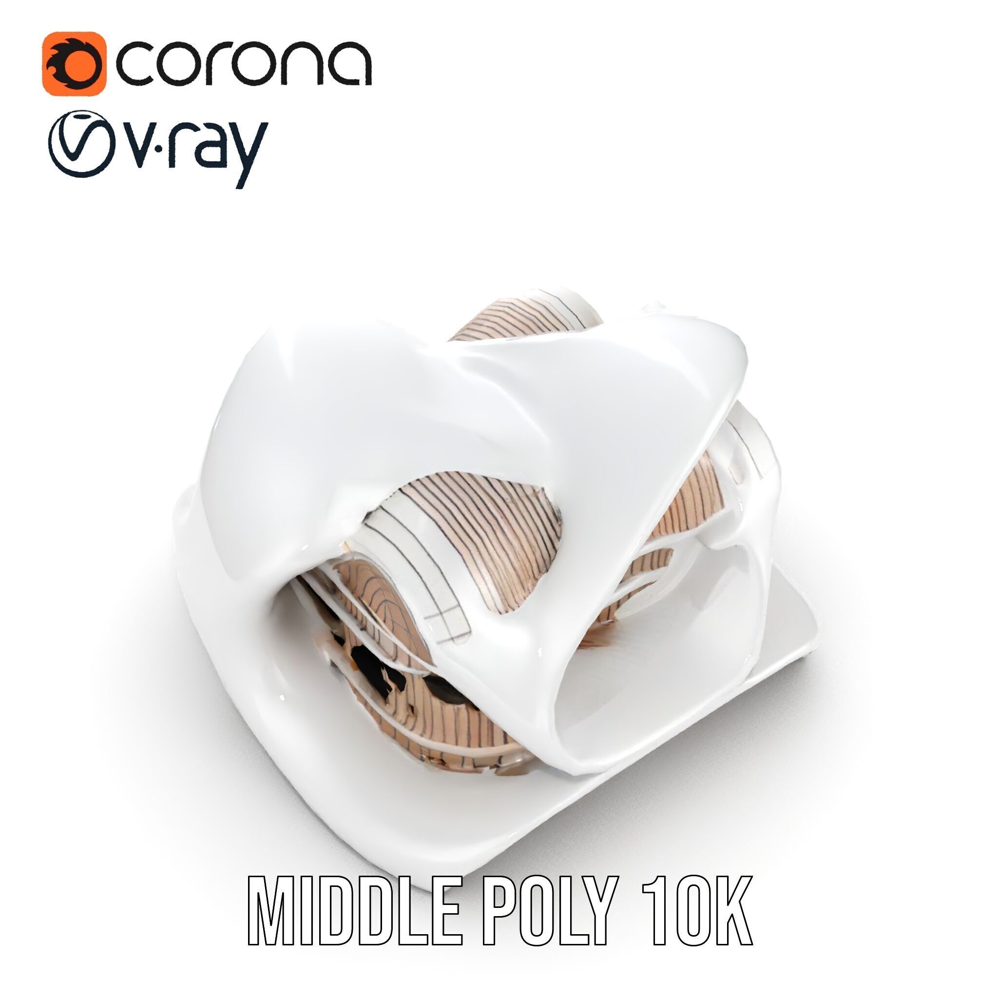 Futuristic Architecture Building Model Pack Low-poly 3D model_9