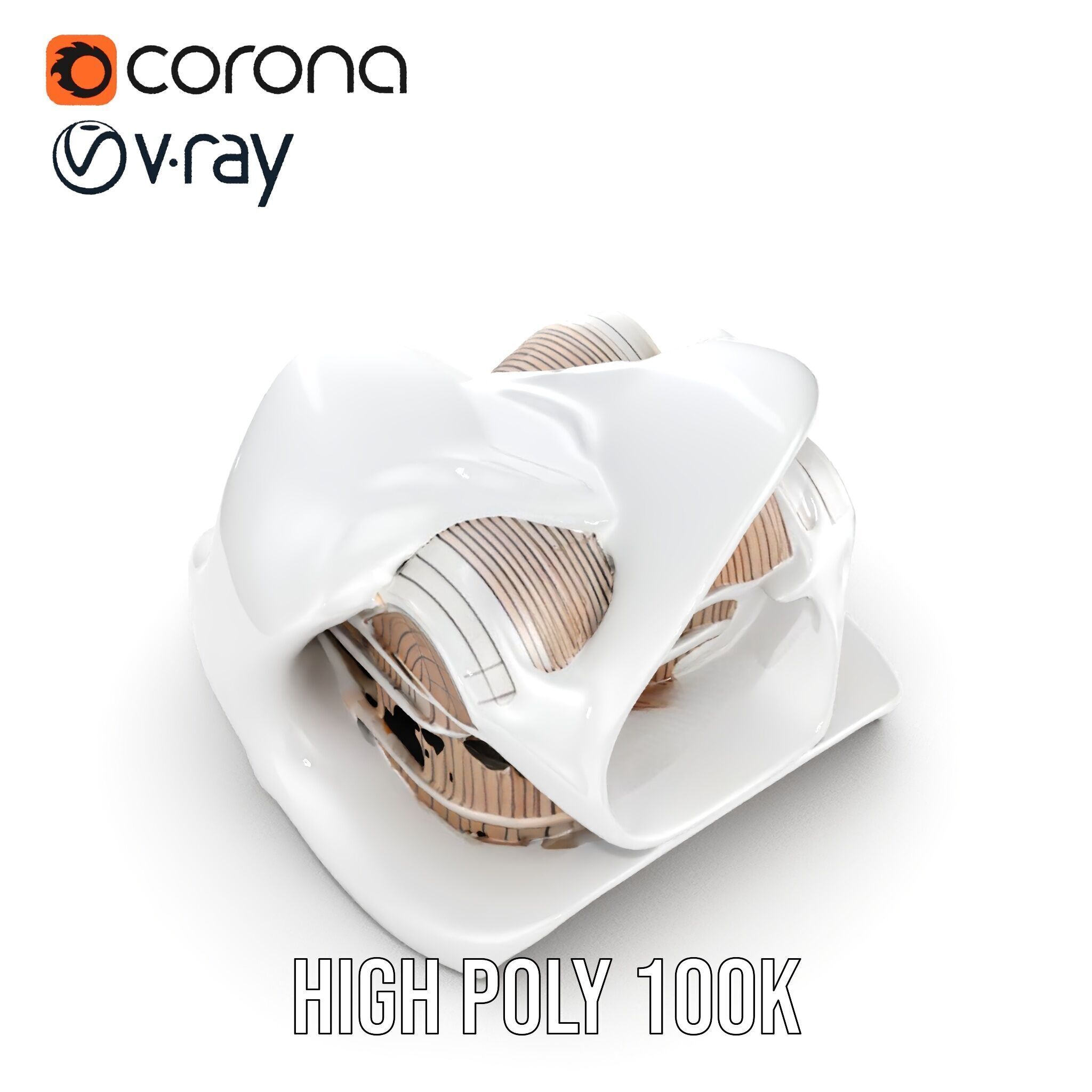 Futuristic Architecture Building Model Pack Low-poly 3D model_27