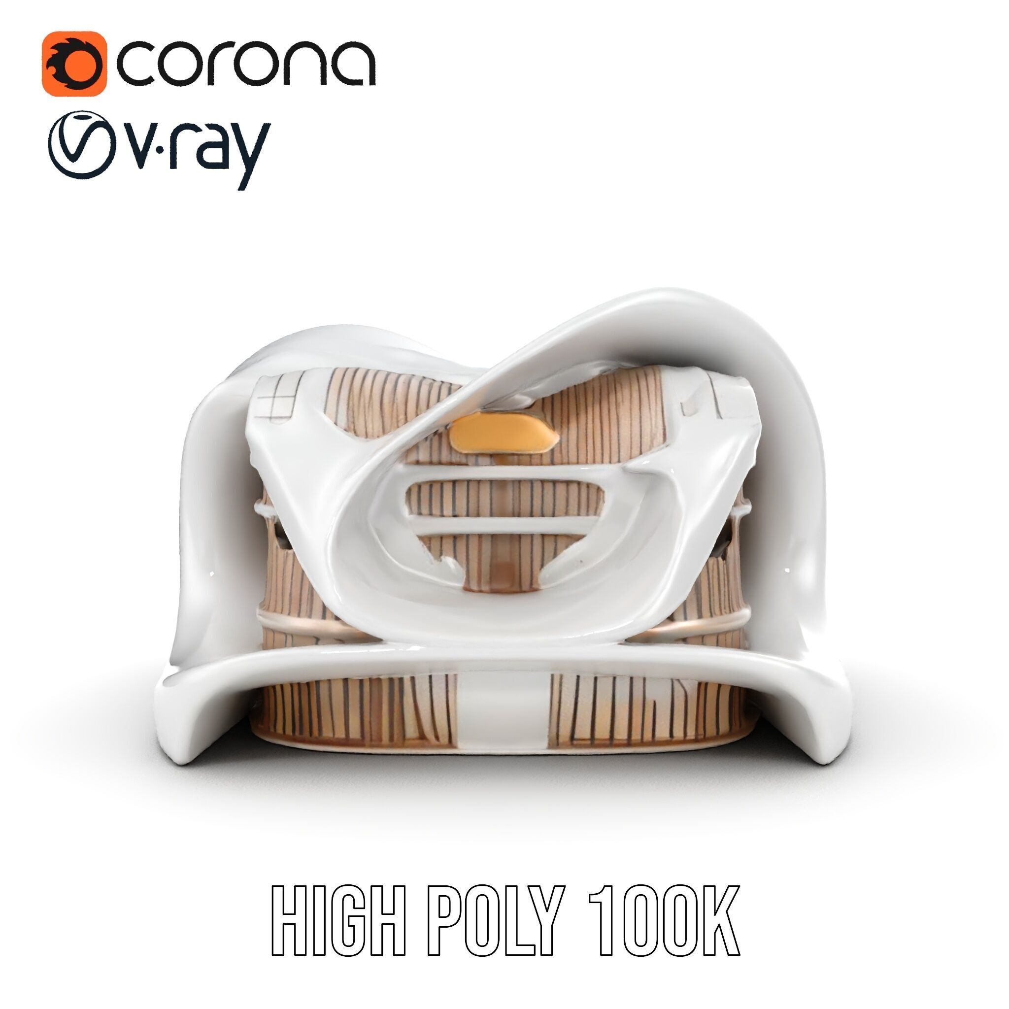 Futuristic Architecture Building Model Pack Low-poly 3D model_30