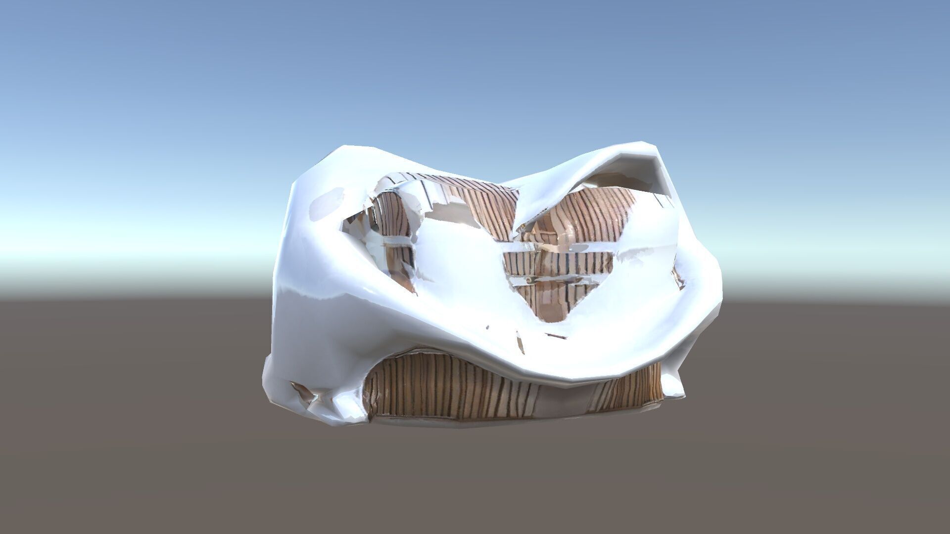 Futuristic Architecture Building Model Pack Low-poly 3D model_35